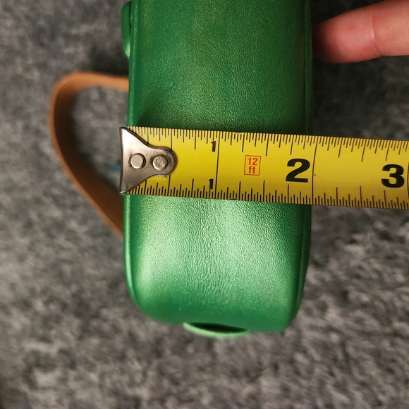 Coach 7542 Hamptons buckle shoulder bag hand painted vintage + Keychain - Picture 9 of 16